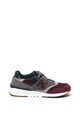 New Balance Pantofi sport de piele intoarsa, cu insertii de plasa 597 Barbati