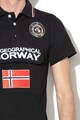 Geographical Norway Тениска Kayfour с яка и преден джоб с капаче Мъже