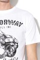 Geographical Norway Тениска Jarley с щампа Мъже