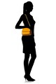 Francesca Rossi Keresztpántos műbőr táska láncos pánttal női