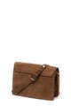 Replay Geanta crossbody de piele intoarsa, cu accesoriu canaf Femei