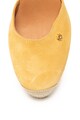 La Siesta Sandale wedge tip espadrile de piele intoarsa si material textil Jengibre Femei