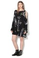 Free People Rochie mini cu imprimeu floral si decupaje pe umeri Femei