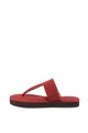 Free People Papuci flip-flop de piele nabuc Femei