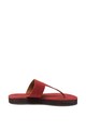 Free People Nubuk bőr flip-flop papucs női