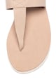 Free People Papuci flip-flop de piele nabuc Femei