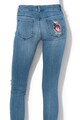 Love Moschino Blugi skinny cu broderie Femei