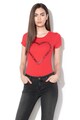 Love Moschino Tricou cu aplicatii cu strasuri Femei