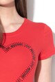 Love Moschino Tricou cu aplicatii cu strasuri Femei
