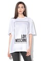 Love Moschino Logómintás bú fazonú póló női