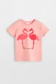 Mango Tricou de bumbac cu model flamingo cu paiete Fete