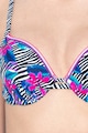 Triumph Sutien de baie cu imprimeu tropical si dungi Femei