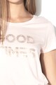 GAP Тениска с модал и текстова шарка Жени