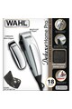 Wahl Aparat de tuns  HomePro Deluxe, 20 mm, Autoascutire, Lame otel, 8 Accesorii, Gri Barbati