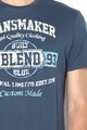 BLEND Tricou regular fit cu imprimeu text Barbati