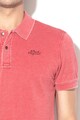 BLEND Tricou polo din material pique Barbati