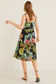 Mango Rochie midi cu model tropical Fame Femei