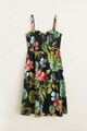 Mango Rochie midi cu model tropical Fame Femei