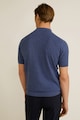 Mango Tricou polo din tricot fin cu model texturat Salguer Barbati