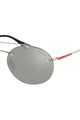 Prada Овални слънчеви очила с метална рамка Мъже