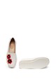 Love Moschino Espadrile slip-on de piele ecologica, cu aplicatie decorativa Femei