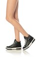 Love Moschino Pantofi sport mid-high de piele ecologica, cu aplicatii de tinte Femei