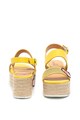 Love Moschino Sandale slingback tip espadrile cu aplicatii Femei