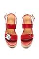 Love Moschino Sandale wedge de piele ecologica Femei