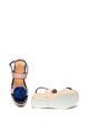 Love Moschino Sandale flatform de piele cu ciucure de piele ecologica Femei