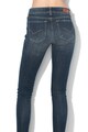 Only Blugi skinny cu aspect decolorat Alba Femei