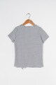 NAME IT Tricou din bumbac organic cu aplicatie cu irizatii Fete