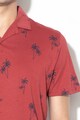 Jack & Jones Perry Regular Fit galléros póló trópusi mintával férfi