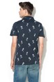 Jack & Jones Tricou polo regular fit cu imprimeu tropical Perry Barbati