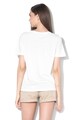 Vero Moda Tricou din bumbac organic cu imprimeu text Positive Olly Femei