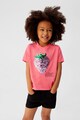 Mango Tricou cu model cu paiete Frutas Fete