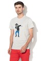 !Solid Tricou cu imprimeu grafic Aries Barbati