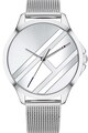 Tommy Hilfiger Ceas quartz cu bratara cu aspect de plasa Femei