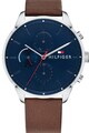 Tommy Hilfiger Ceas analog cu o curea de piele Barbati