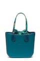 O bag Geanta shopper cu logo in relief Femei