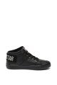 Big Star Pantofi sport mid-high de piele ecologica cu detaliu logo Femei