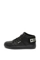 Big Star Pantofi sport mid-high de piele ecologica cu detaliu logo Femei