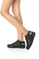 Big Star Pantofi sport mid-high de piele ecologica cu detaliu logo Femei