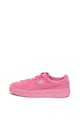 Puma Pantofi sport de piele intoarsa Basket Reset Femei