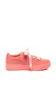 Puma Pantofi sport flatform, de piele intoarsa Vikky Femei