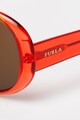 Furla Овални слънчеви очила с лого Жени