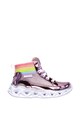 Skechers S-Lights®-Rainbow Diva középmagas szárú sneaker lakkozott részletekkel Lány