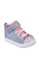 Skechers S-Lights® Shuffle Lite-Dainty középmagas szárú farmercipő Lány