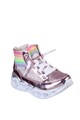 Skechers S-Lights®-Rainbow Diva középmagas szárú sneaker csillámos betétekkel Lány