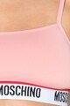 Moschino Sutien bandeau cu banda logo Femei