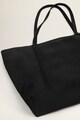 Mango Geanta shopper de piele intoarsa, cu buzunar exterior Jordina Femei